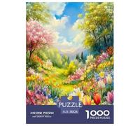 Paysage Romantique Puzzle 1000 Pièces pour Adultes Et Enfants Dès 14 Ans Jeu De Patience Et De Réflexion Divertissement Créatif Cadeau Classiques Décoration De La Maison 38x26cm/1000pcs