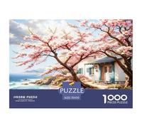 Paysage Romantique Puzzle 1000 Pièces pour Adultes Et Enfants Dès 14 Ans Jeu De Patience Et De Réflexion Divertissement Créatif Cadeau Classiques Décoration De La Maison 70x50cm/1000pcs