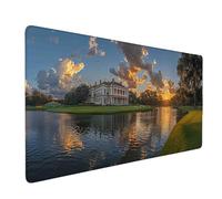 Paysage Tapis de Souris Rivière Tapis de Souris XXL 800 x 400 mm Mouse Pad Gaming en Caoutchouc Antidérapant et Imperméable Desk Mat pour Ordinateur Portable, Maison, Gamer, Accessoires Bureau o6526