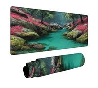 Paysage Tapis de Souris XXL, Grand sous Main Bureau 1200x600x3mm Arbre, Haute Précision et Vitesse Mouse Pad, Desk Mat avec Base en Caoutchouc, Gaming Accessoire Bureau, pour PC Gamer, Laptop 5-6939