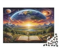 Paysage terrestre Cosmique Puzzle 1000 Pièces Adulte Papier Qualité Supérieure Jeu Éducatif Défi Cadeau d'anniversaire Classique Jeu De Famille Intéressant 38x26cm/1000pcs