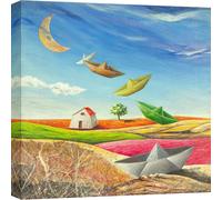 Paysage toile - Donato Larotonda - Voyage à l'infini - 90X90 cm