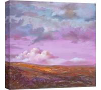 Paysage toile - Nel Whatmore - Coucher de soleil sur la campagne - 90X90 cm