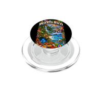 Paysage Tropical de Porto Rico, île enchanteur PopSockets PopGrip pour MagSafe