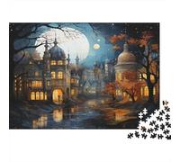 Paysage Urbain Casse-tête 1000 Pièces sans Poussière, Puzzles pour Adultes Jeu De Patience pour Une Activité Jour De Pluie, Cadeau De Retraite 38x26cm/1000pcs