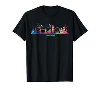 Paysage urbain coloré Londres T-Shirt