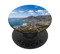 Paysage Urbain côtier du Cap Table Montagne PopSockets PopGrip Adhésif