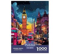 Paysage Urbain de Londres Puzzles 1000 Pièces pour Adultes sur Le Thème De Natural Scenery Qualité Supérieure Défi Jouets Loisir Détente Collection 52x38cm/1000pcs
