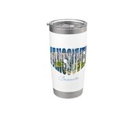 Paysage urbain de Vancouver Canada Gobelet isotherme en acier inoxydable double paroi