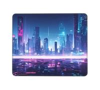 Paysage Urbain Technologique Tapis De Souris Gaming Durable Mousepad Petit Mouse Pad pour Travail Jeu Ordinateur 25X30Cm
