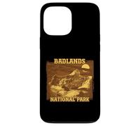 Paysage Vintage du Parc National des Badlands du Dakota du Sud Coque pour iPhone 13 Pro Max