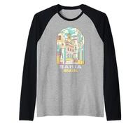 Paysage vintage Salvador Bahia Brésil Manche Raglan