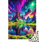 PaysagePuzzle De 1000 Pièces pour Adultes Et Enfants Jeux Familiaux Fantaisie WorldDécorations Intérieures Difficiles Idée De Cadeau Géniale70x50cm/1000pcs