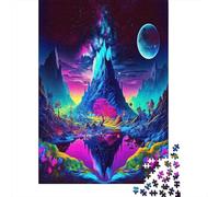 PaysagePuzzles De 1000 Pièces pour Adultes Et Enfants Jeux Familiaux Fantaisie WorldAmusant Et Difficile pour La Décoration Intérieure Idée De Cadeau Géniale38x26cm/1000pcs