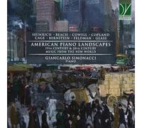 Paysages Américains pour Piano du 19ème et 20ème Siècles / Giancarlo Simonacci