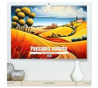 Paysages colorés (Calendrier mural 2026 DIN A2 vertical) calendrier de bureau: Découvrez la beauté intemporelle de la campagne tout au long de ... paysages campagnards aux couleurs éclatantes.