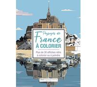 Larousse – Paysages de France à colorier – Plus de 30 affiches rétro à colorier ou à peindre