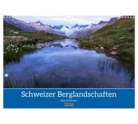 Paysages de montagne suisses, Version française (Calendrier mural 2026 DIN A3 portrait), Calendrier CALVENDO mensuel