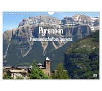 Paysages de rêve en Espagne - Pyrénées 2026, Version française (Calendrier mural 2026 DIN A4 portrait), Calendrier CALVENDO mensuel