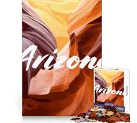 Paysages des Canyons de l'Arizona Puzzle de 1000 pièces pour Adultes Exercice de logique Loisirs paisibles Bords Nets (38x26cm)
