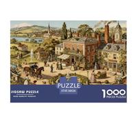 Paysages du domaine Puzzle en Bois Imperméable Puzzles De 1000 Pièces pour Adultes Cadeaux Amusant De Décoration pour La Maison