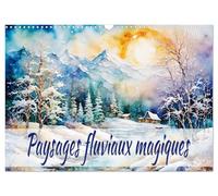 Paysages fluviaux magiques (Calendrier mural 2027 DIN A3 vertical), CALVENDO calendrier mensuel: Une année de repos et de détente au milieu de paysages à couper le souffle.