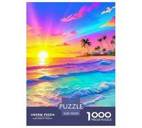 Paysages maritimes Puzzle 1000 Pièces Paysage - Puzzle Cozy Soir D’Hiver, Carton Premium, Challenge en Duo, Poster pour Déco, 70x50cm/1000pcs