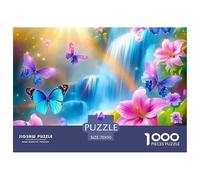 Paysages Puzzle 1000 Pièces Paysage - Challenge Zen, Carte Géographique À Assembler, Poster Inclus, Cadeau ÉduChatif, 70x50cm/1000pcs
