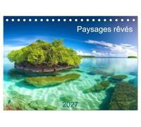 Paysages rêvés (Calendrier de bureau 2027 DIN A5 vertical), CALVENDO calendrier mensuel