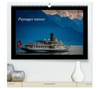 Paysages suisses (Calendrier mural 2026 DIN A2 vertical) calendrier de bureau: Paysages de Suisse, entre le lac Léman et Bâle
