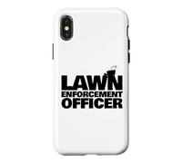 Paysagiste Amusant d'agent d'application de la pelouse Coque pour iPhone X/XS