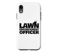 Paysagiste Amusant d'agent d'application de la pelouse Coque pour iPhone XR