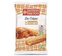 PAYSAN BRETON | 6 Crêpes Fourrées Au Caramel Au Beurre Salé 180G | Lot De (3) | livraison offerte