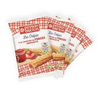 PAYSAN BRETON - Lot de 4 SACHETS de Crêpes Bretonnes Fourrées à la CONFITURE DE FRAISE (Crêpes fondantes) *6-24 Crêpes individuelles dans un emballage en papier reyclable.