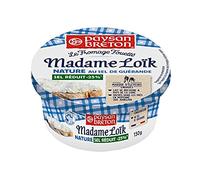 Paysan Breton Madame Loïk Fromage Fouetté Nature au Sel de Guérande Sel Réduit, 150g