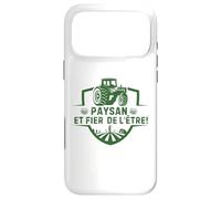 Paysan et Fier de l'être Design Humour Agricole Fermier Coque pour iPhone 17 Pro Max