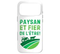 Paysan et Fier de l'Être Fierté Agricole pour Homme Coque pour iPhone 17 Pro Max