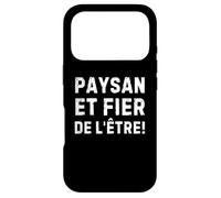 Paysan et Fier de l'être pour Les Agriculteurs engagés Coque pour iPhone 17 Pro