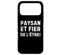 Paysan et Fier de l'être pour Les Agriculteurs engagés Coque pour iPhone 17 Pro Max
