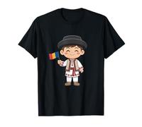 Paysan roumain Traditionnel pour Hommes et garçons T-Shirt