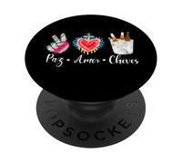 Paz Amor Cheves Fiesta Cinco de Mayo Party Borracho Mexicans PopSockets PopGrip Adhésif