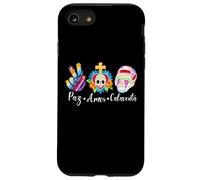 Paz, Amor Y Calaverita De Azúcar Dia de Los Muertos Coque pour iPhone SE (2020) / 7/8