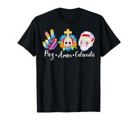 Paz, Amor Y Calaverita De Azúcar Dia de Los Muertos T-Shirt