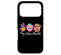 Paz, Amor Y Chocolate Taza De Barro Jarrito Chorreado Mexico Coque pour iPhone 17 Pro