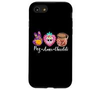 Paz, Amor Y Chocolate Taza De Barro Jarrito Chorreado Mexico Coque pour iPhone SE (2020) / 7/8
