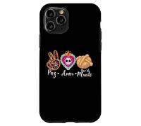 Paz, Amor Y Pan Dulce Dia de Los Muertos Sugar Skull Coque pour iPhone 11 Pro
