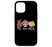 Paz, Amor Y Pan Dulce Dia de Los Muertos Sugar Skull Coque pour iPhone 12/12 Pro