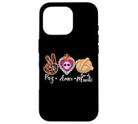 Paz, Amor Y Pan Dulce Dia de Los Muertos Sugar Skull Coque pour iPhone 16 Pro