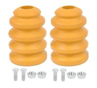 PAZPERF Compatible avec Chevrolet Silverado 1500 2007-2019 GMC Sierra 1500 2007-2019 2 pièces - Bras de suspension arrière - Bump Stop 15236353 - Jaune