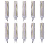 PAZWAHF Ampoule LED G8.5 15 Watts 1500 lumens Source de lumière G8.5 Ampoule LED maïs à Double Broche G8.5 (équivalent halogène 150 Watts) AC 85 V-265 V, Non Variable (10 pièces)